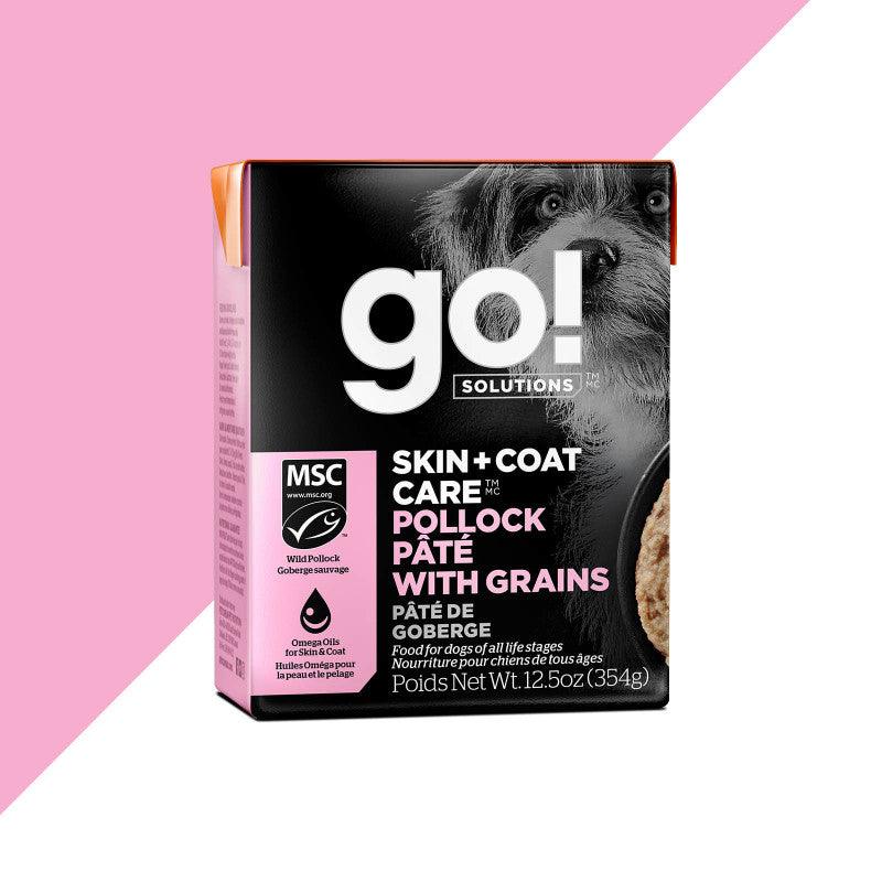 Wet Dog Food - SKIN + COAT CARE, Pollock Pâté - 12.5 oz - J & J Pet Club - GO!