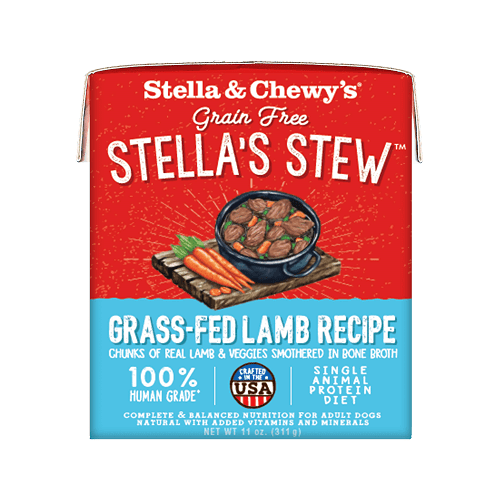 Wet Dog Food - Stella's Stew - Lamb Stew - 11 oz - J & J Pet Club - Stella & Chewy's