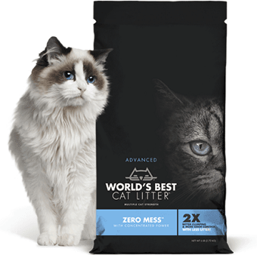 ZERO MESS - Advanced Clumping Litter - J & J Pet Club - World's Best Cat Litter